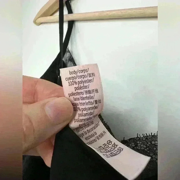 Victoria’s Secret Womens Black Lace Cami Shorts Babydoll Romantic  Set Small - Picture 14 of 15